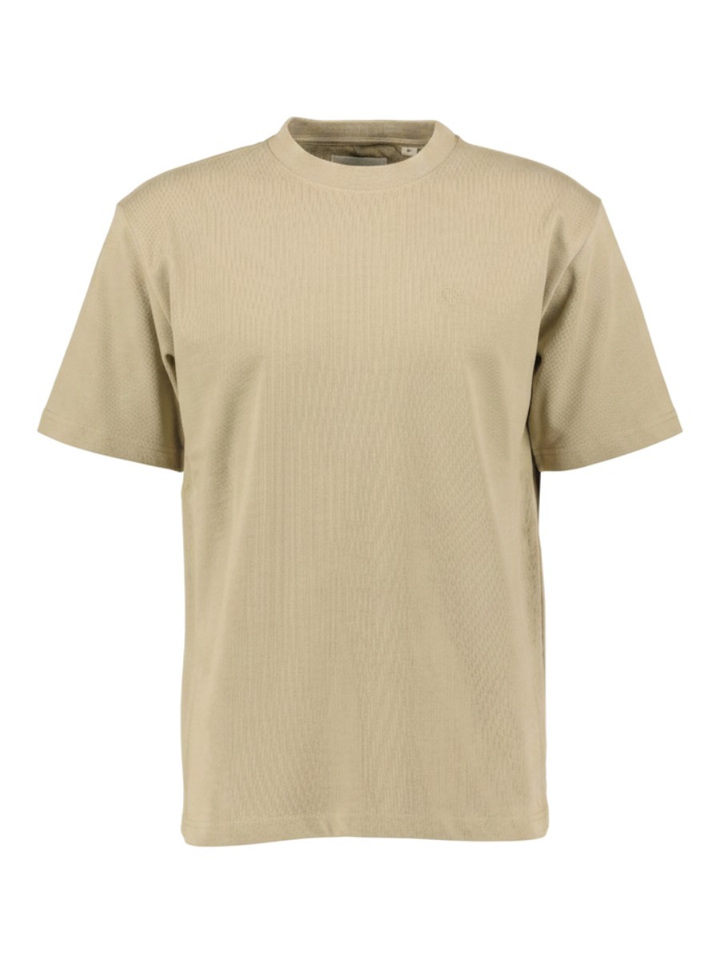 Beige t-shirt met logo Dstrezzed