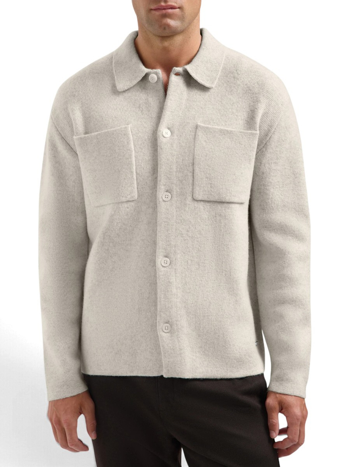 Beige trui met knoopsluiting Dstrezzed