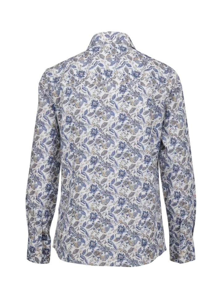 Witte blouse met bloemenprint Amon Cristiana Conti 
