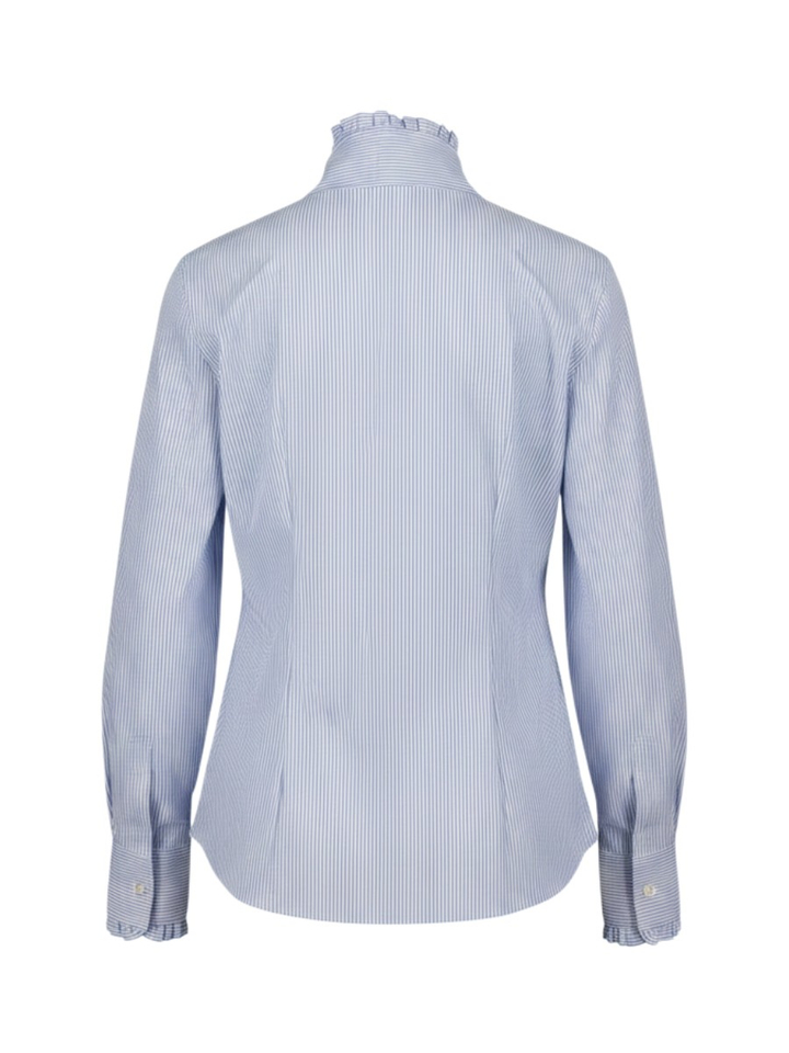 Lichtblauwe gestreepte blouse Allison Cristiana