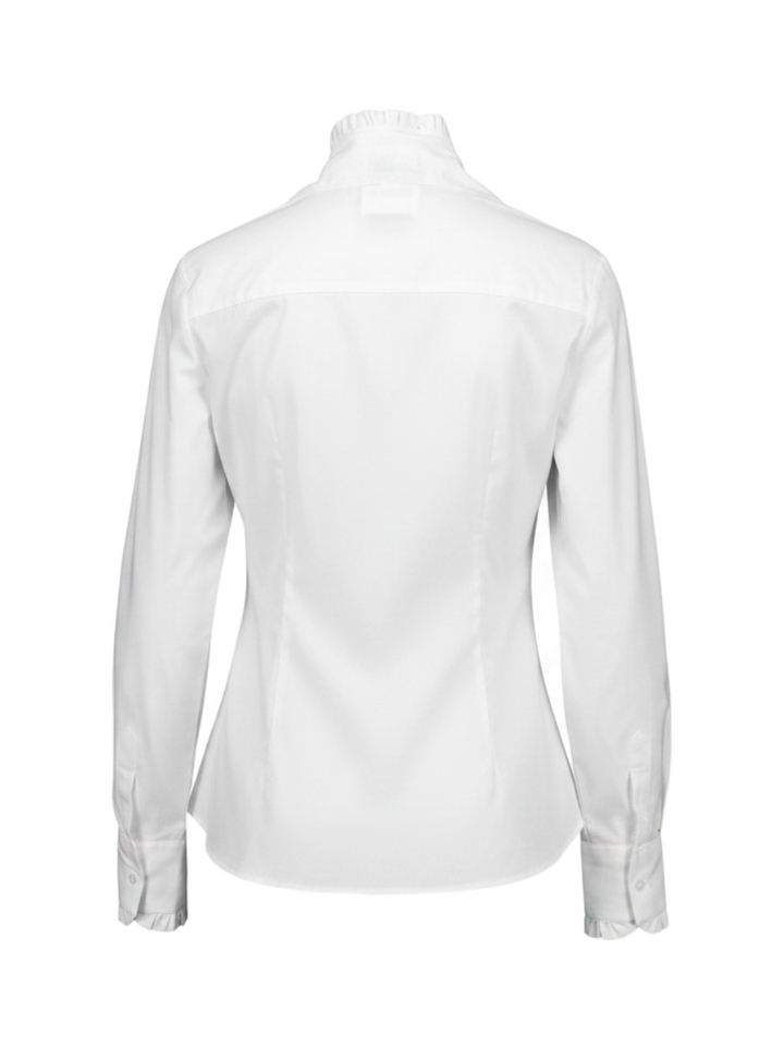 Witte blouse met detail aan de kraag Criastiana Conti