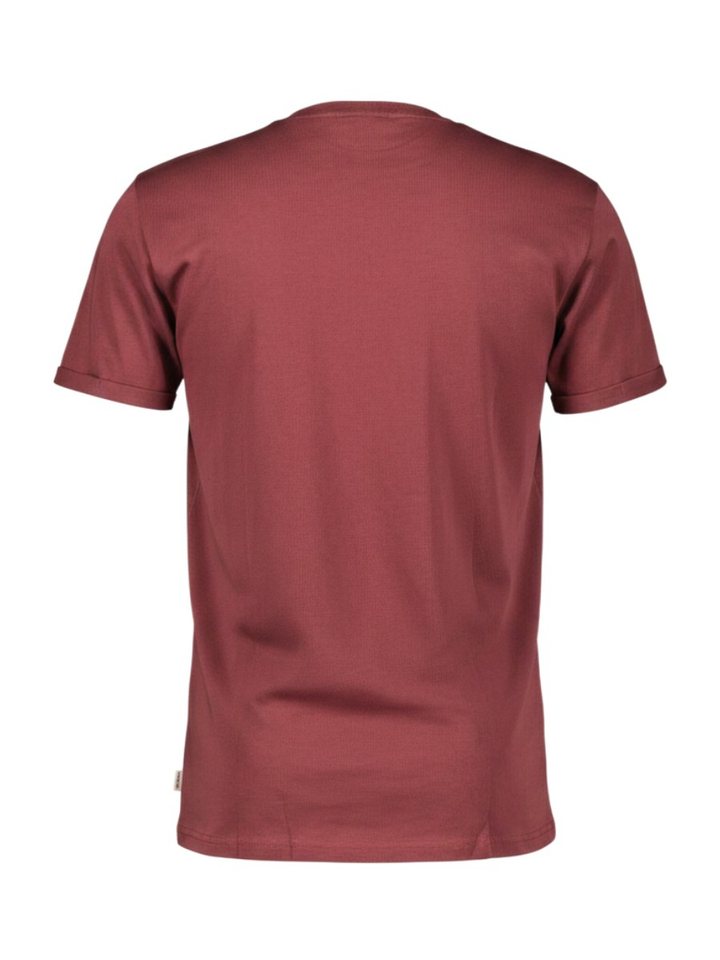 Bordeaux katoenen T -shirt Les Deux