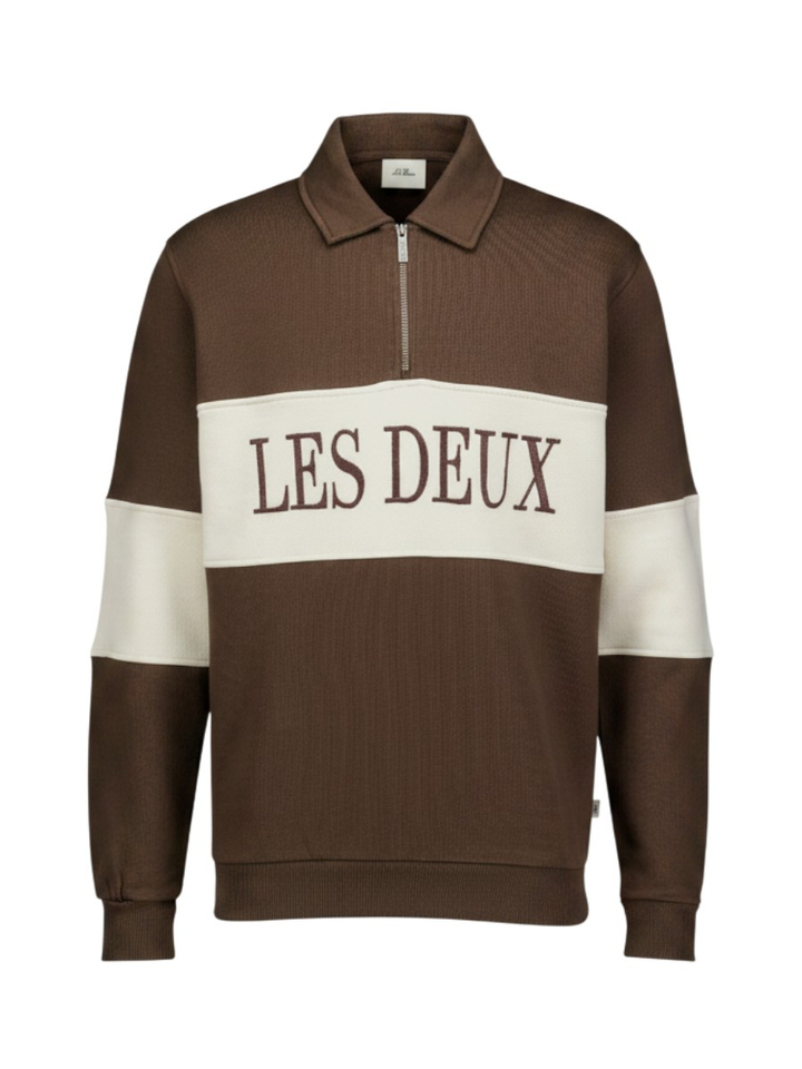 Bruine polo sweater Les Deux
