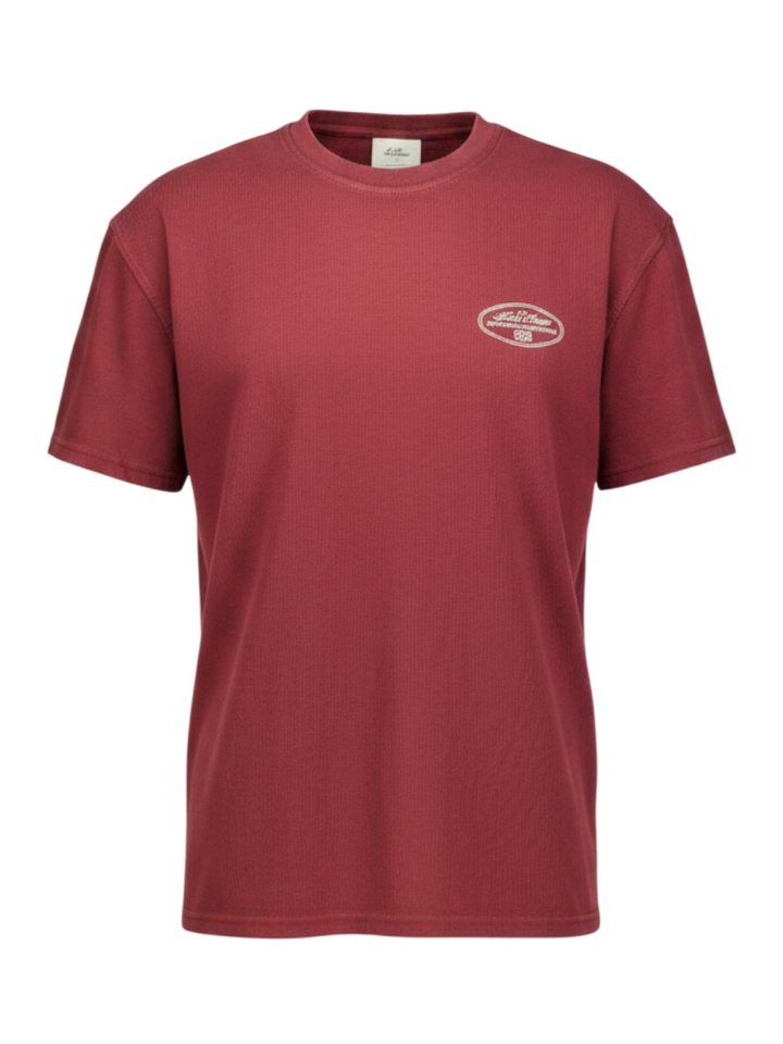 Bordeaux T-shirt met opdruk Les Deux