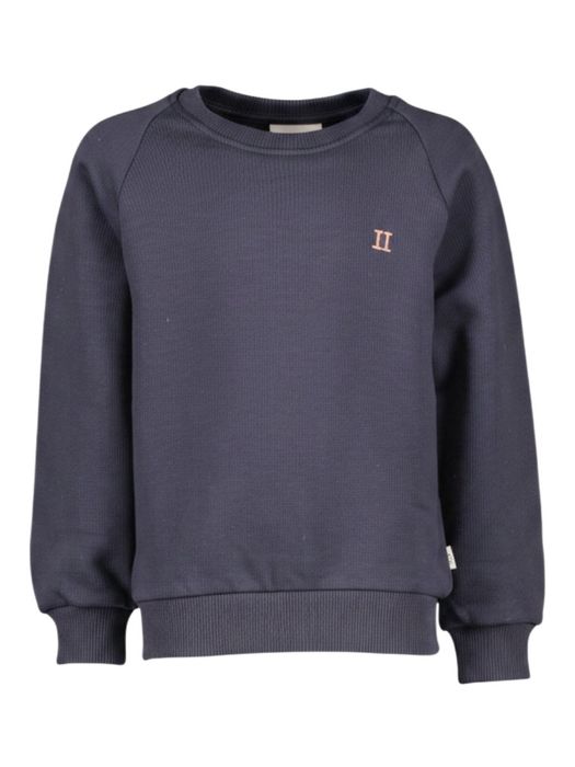 Donkerblauwe trui met logo Les Deux