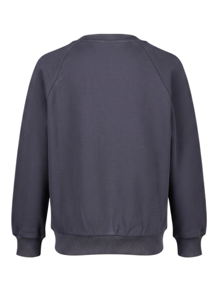 Donkerblauwe trui met logo Les Deux
