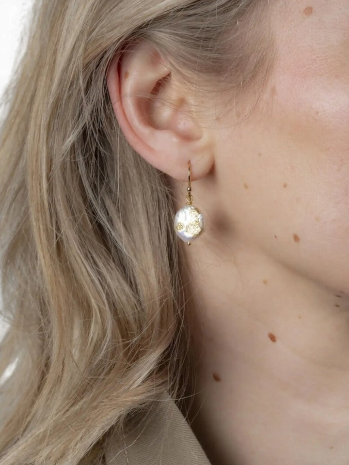 Gol pearl oorbellen Britney Murielle Perrotti