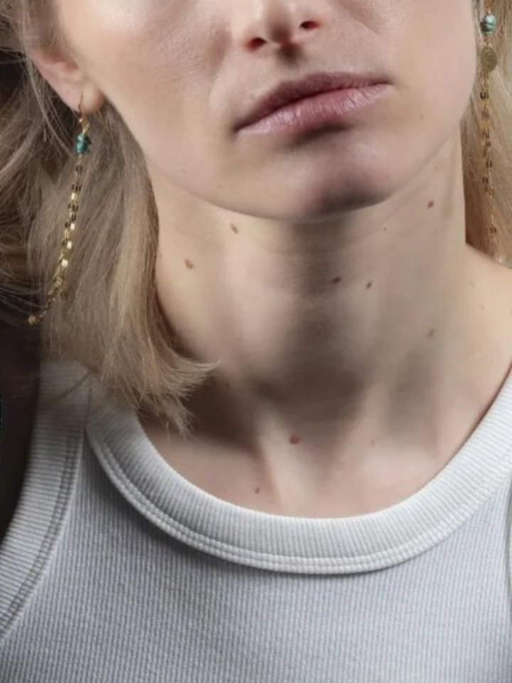 Gouden turquoise oorbellen Claris Murielle Perrotti 