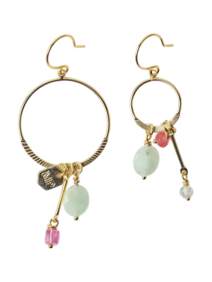 Gouden oorbellen Uma Murielle Perrotti 