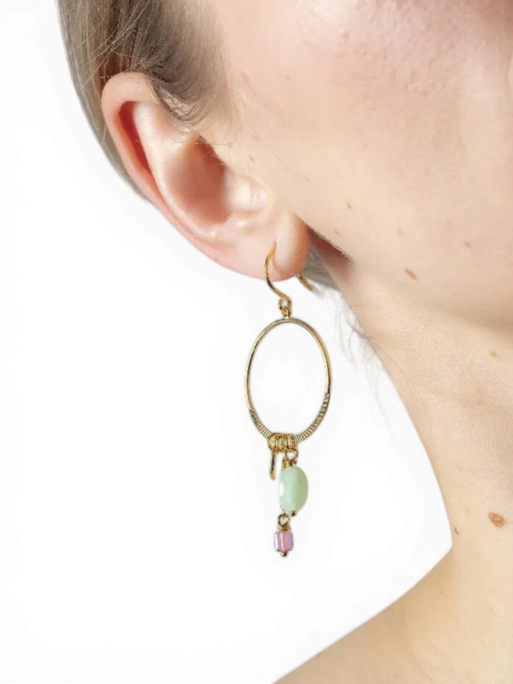 Gouden oorbellen Uma Murielle Perrotti 