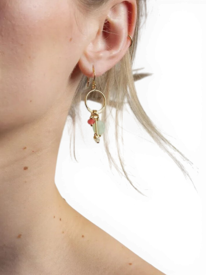 Gouden oorbellen Uma Murielle Perrotti 