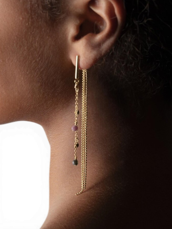 Gouden oorbellen Loren Murielle Perrotti 