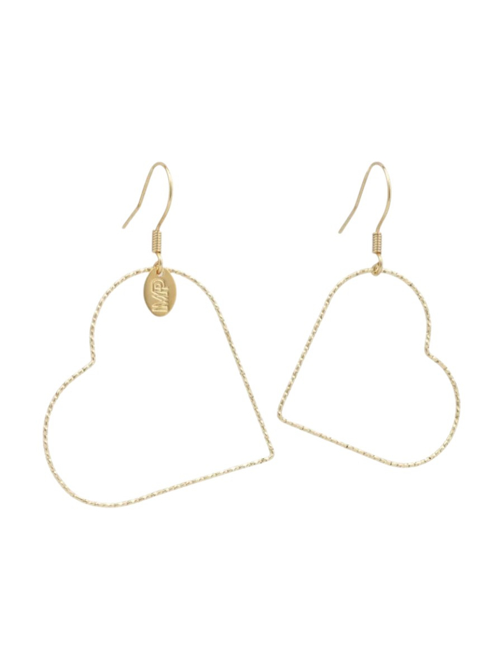 Gouden oorbellen Love Murielle Perrotti