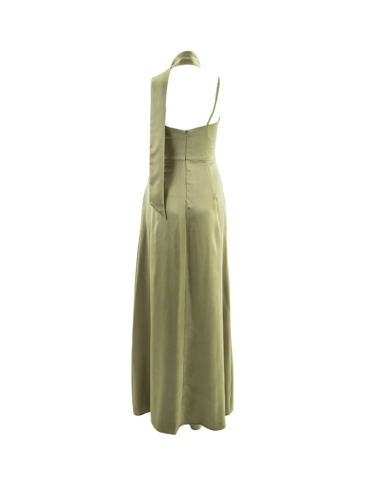 Groene feestelijke maxi-jruk Swing