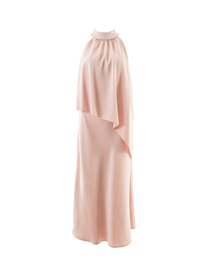 Roze feestelijke midi-jurk Swing