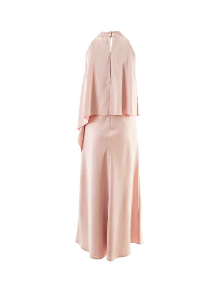 Roze feestelijke midi-jurk Swing