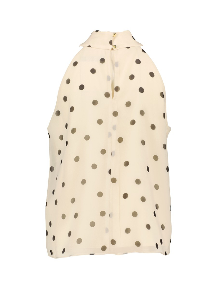 Witte top met pokadot Swing