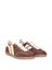 Bruine lage sneakers met beige accent Pulse Caval 