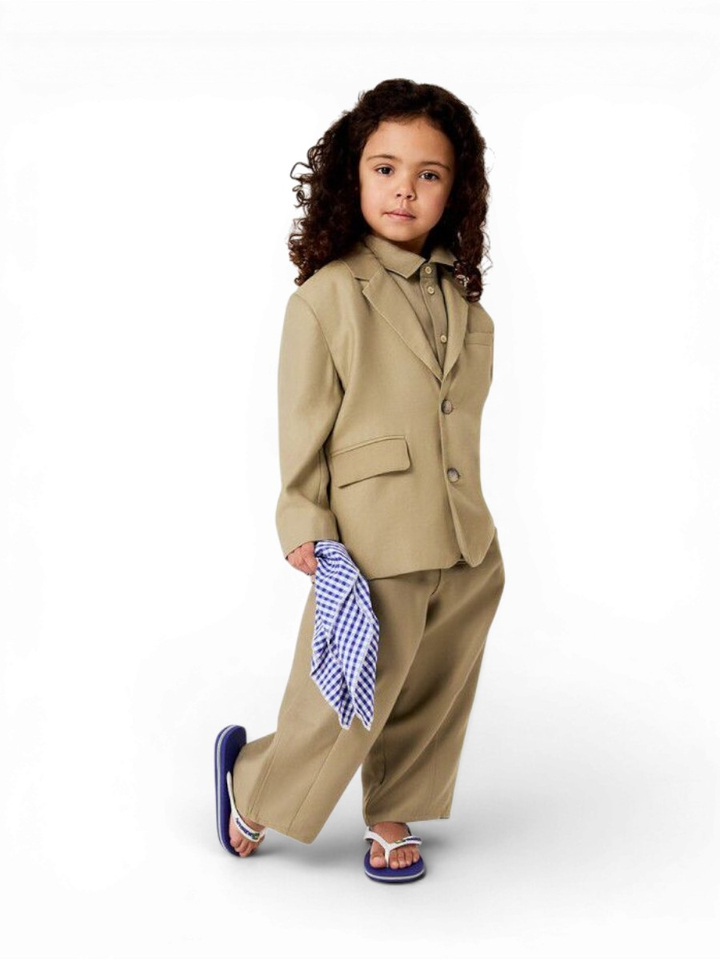 Kaki groene blazer American Vintage 