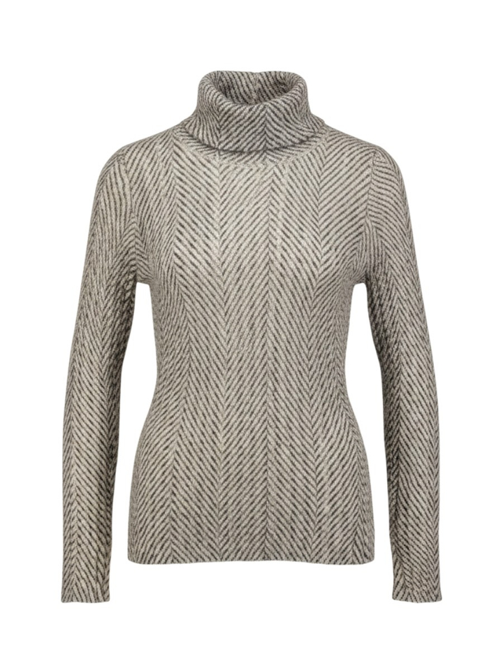 Wit en zwart geprinte trui Twinset