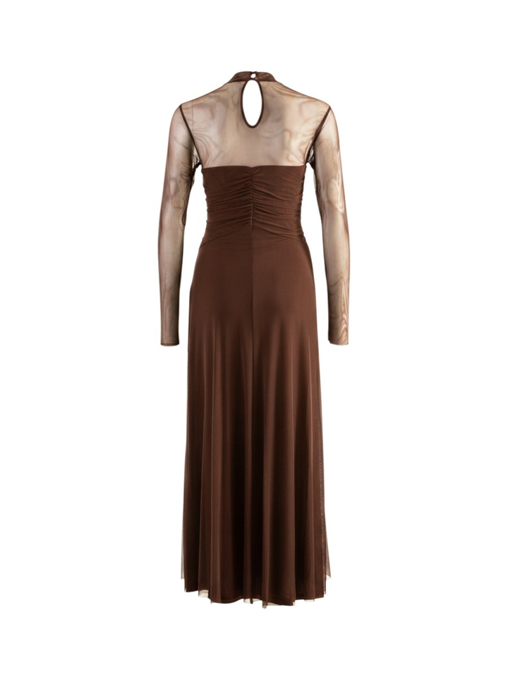 Bruin transparant kleed Twinset