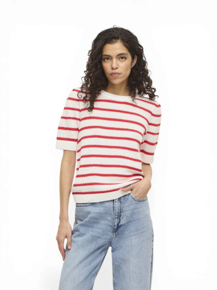 Witte gestreepte pull Vidalo Vila 
