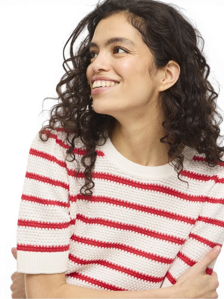 Witte gestreepte pull Vidalo Vila 