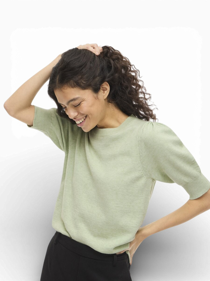 Lichtgroene pull Viril Vila