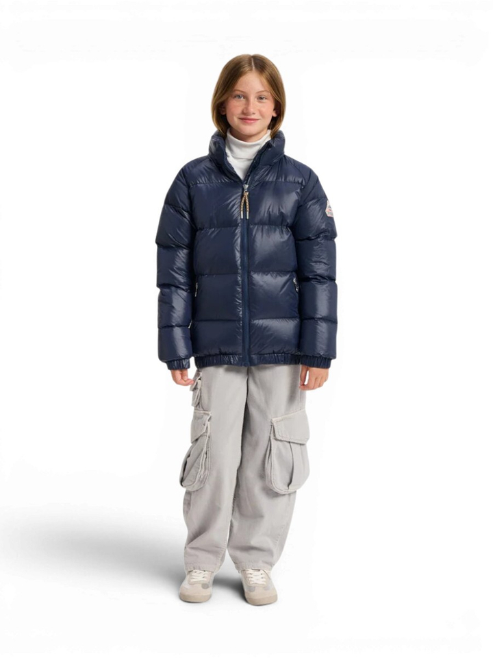 Blauwe padded jas Vintage Myrhic Pyrenex