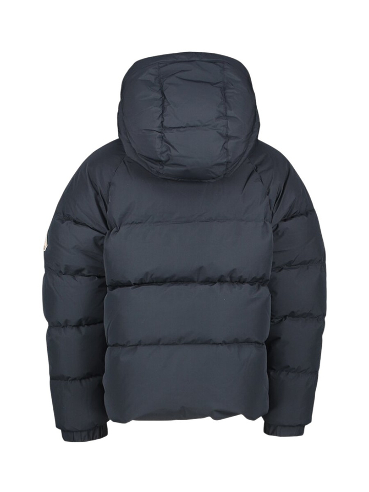 Blauwe padded winterjas met kap Sten Smooth Pyrenex