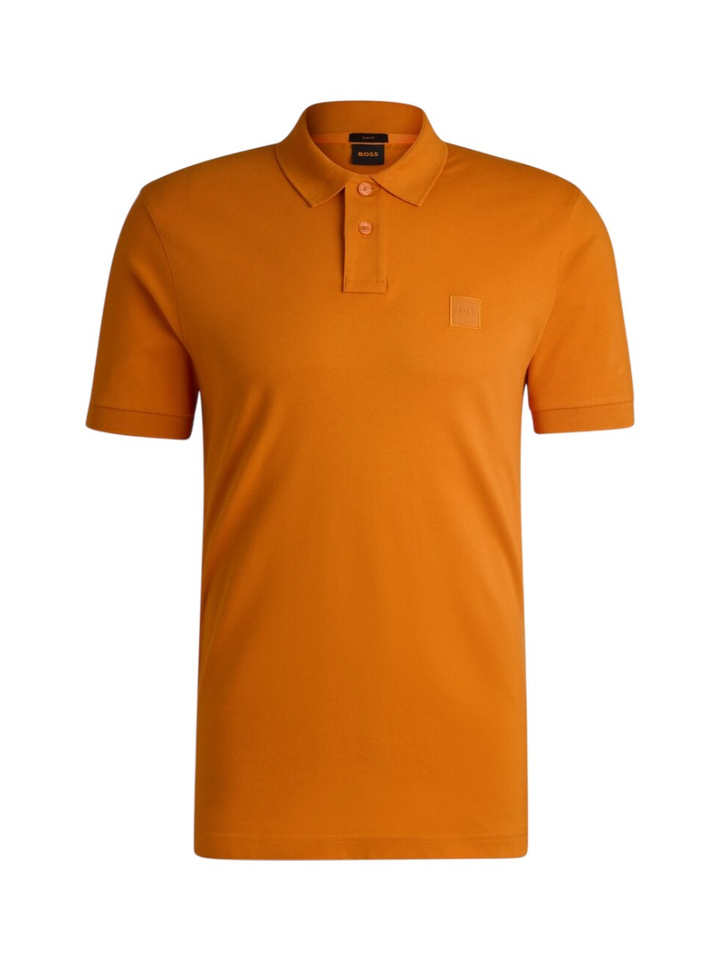Oranje katoenen polo Hugo Boss 