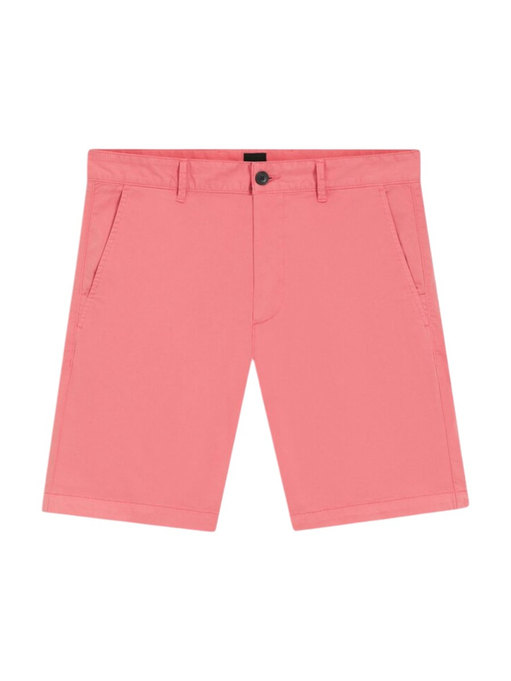Licht pastel rode chino short Hugo Boss 