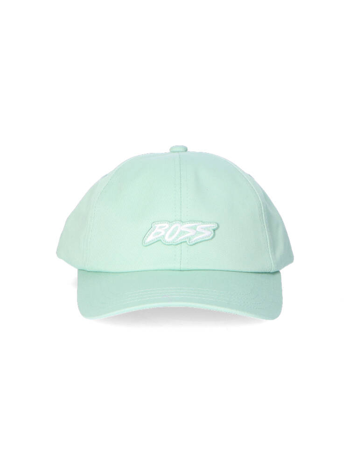 Aqua kleurige pet Hugo Boss 