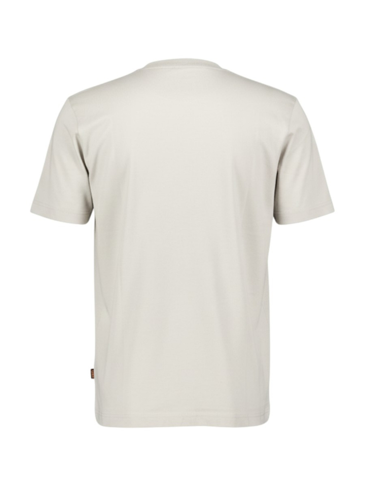 Grijze T-shirt met opdruk Hugo Boss