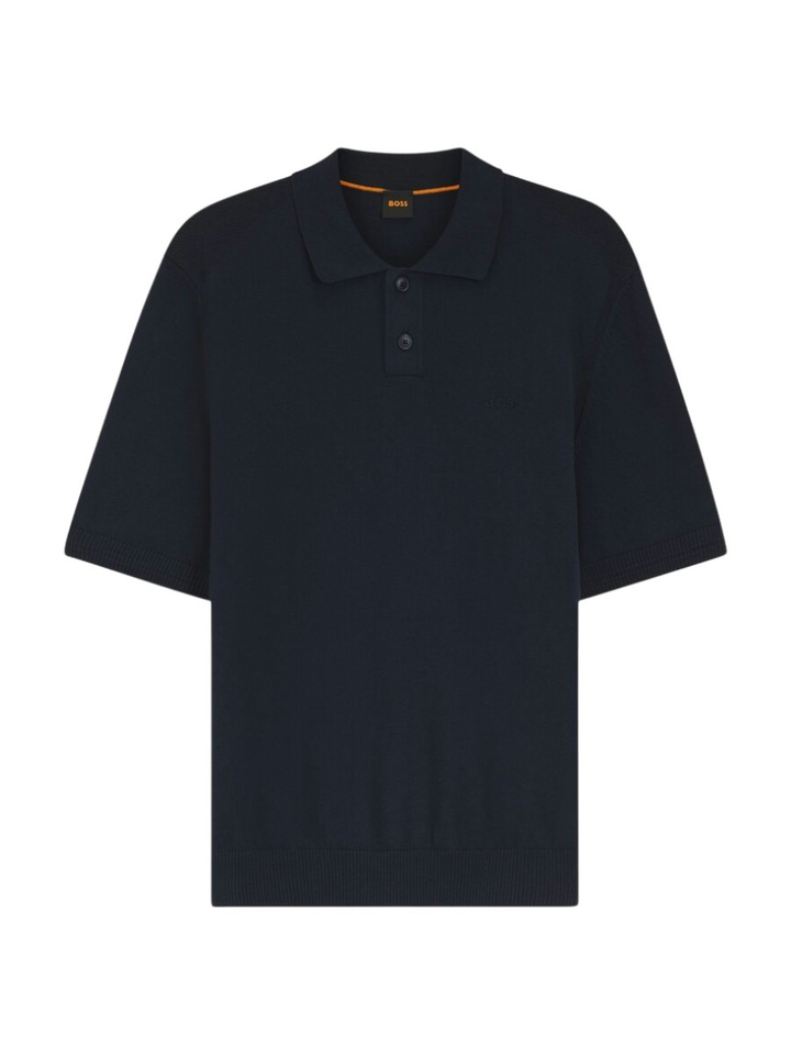 Donkerblauwe polo Hugo Boss