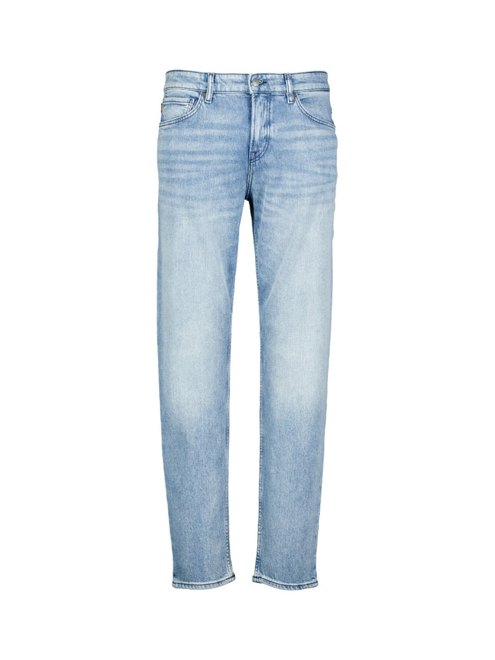 Blauwe slim tapered fit jeans Hugo Boss 