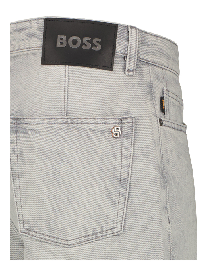 Lichtgrijze short Atacama Boss Orange 