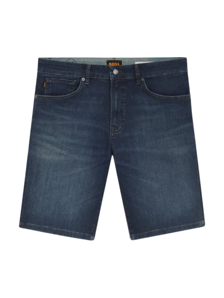 Donkerblauwe jeansshort regular fit Hugo Boss 