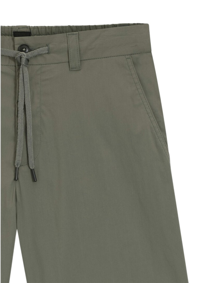 Kaki groene chino short straight fit Hugo Boss 