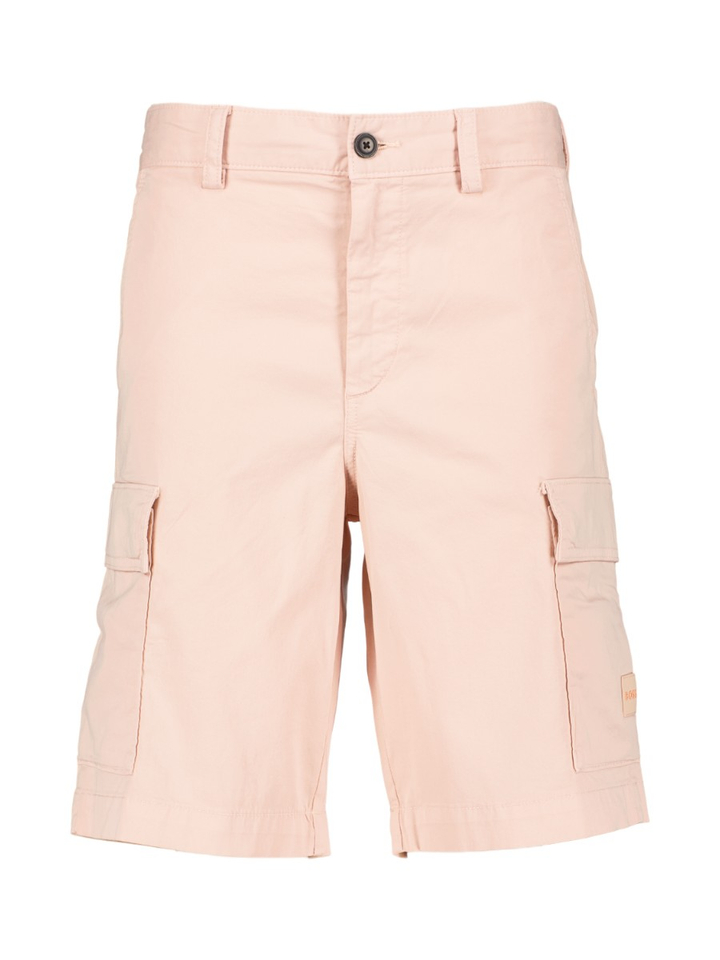 Lichtroze cargo short regular fit Hugo Boss 