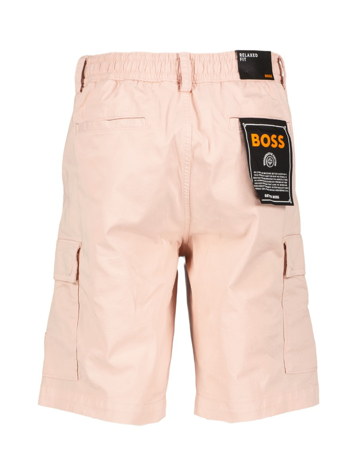 Lichtroze cargo short regular fit Hugo Boss 