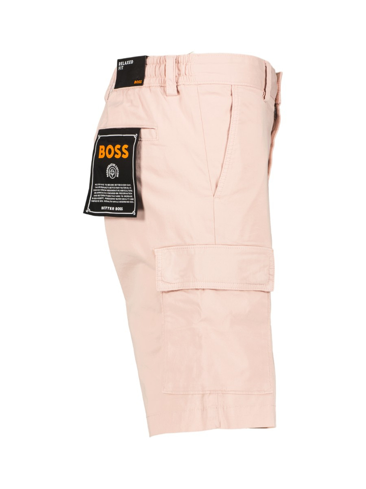 Lichtroze cargo short regular fit Hugo Boss 