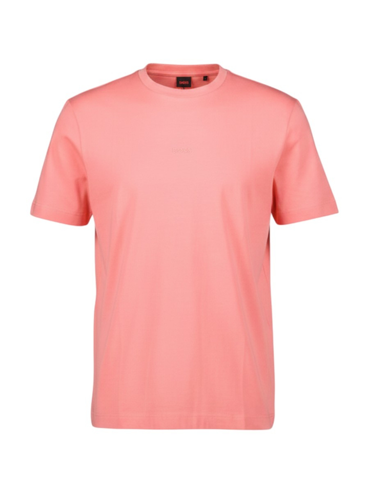 Licht pastel rode T-shirt Hugo Boss