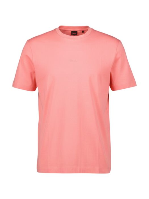 Licht pastel rode T-shirt Hugo Boss