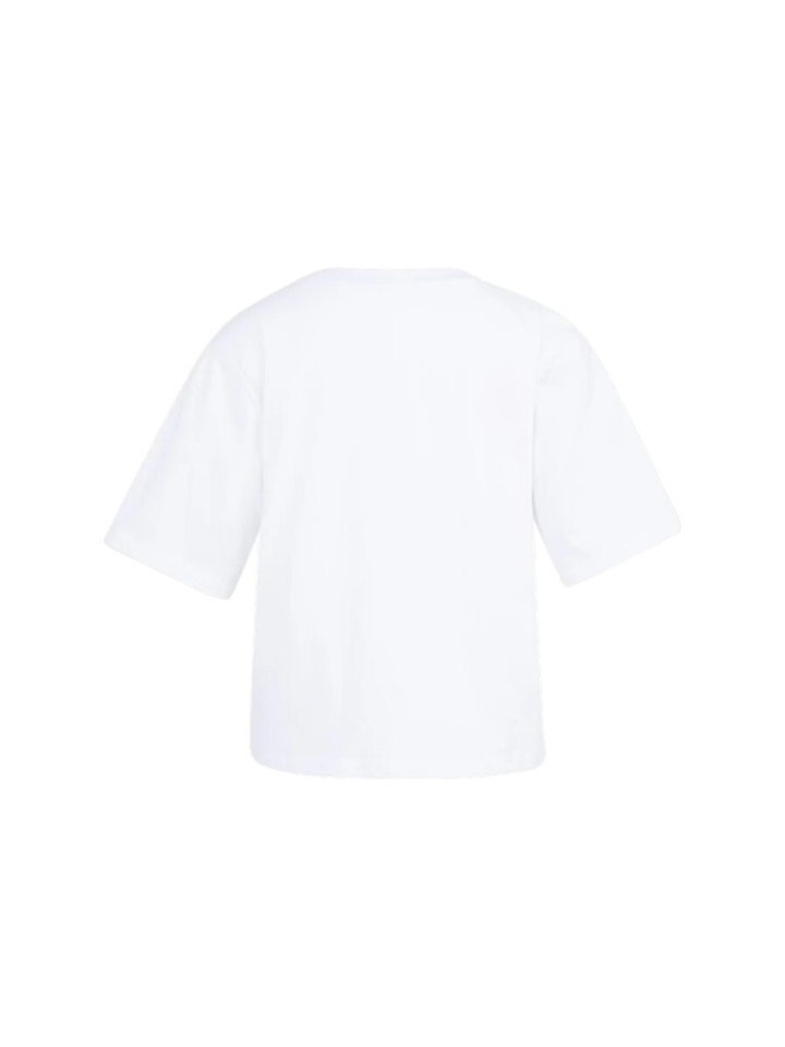 Witte katoenen T-shirt met opdruk Yaya