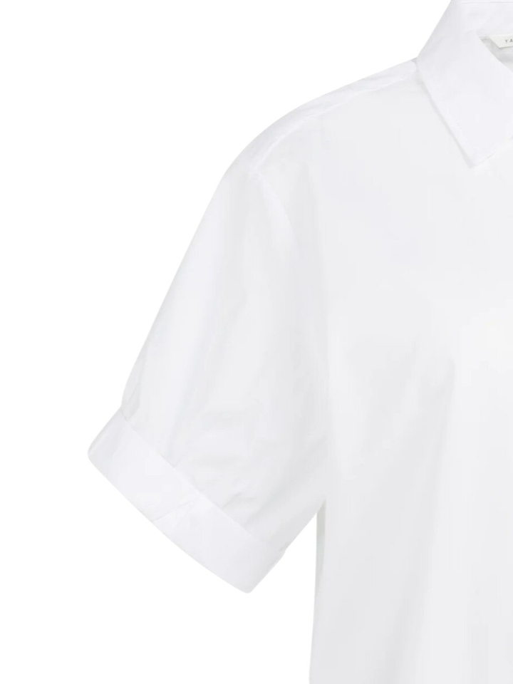 Witte blouse met korte mouwen Yaya