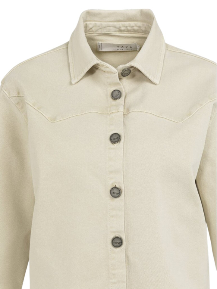 Beige jeansjas Yaya