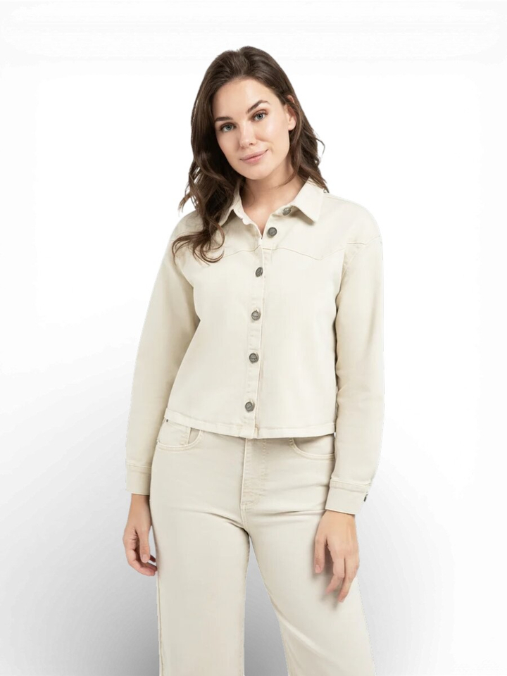 Beige jeansjas Yaya