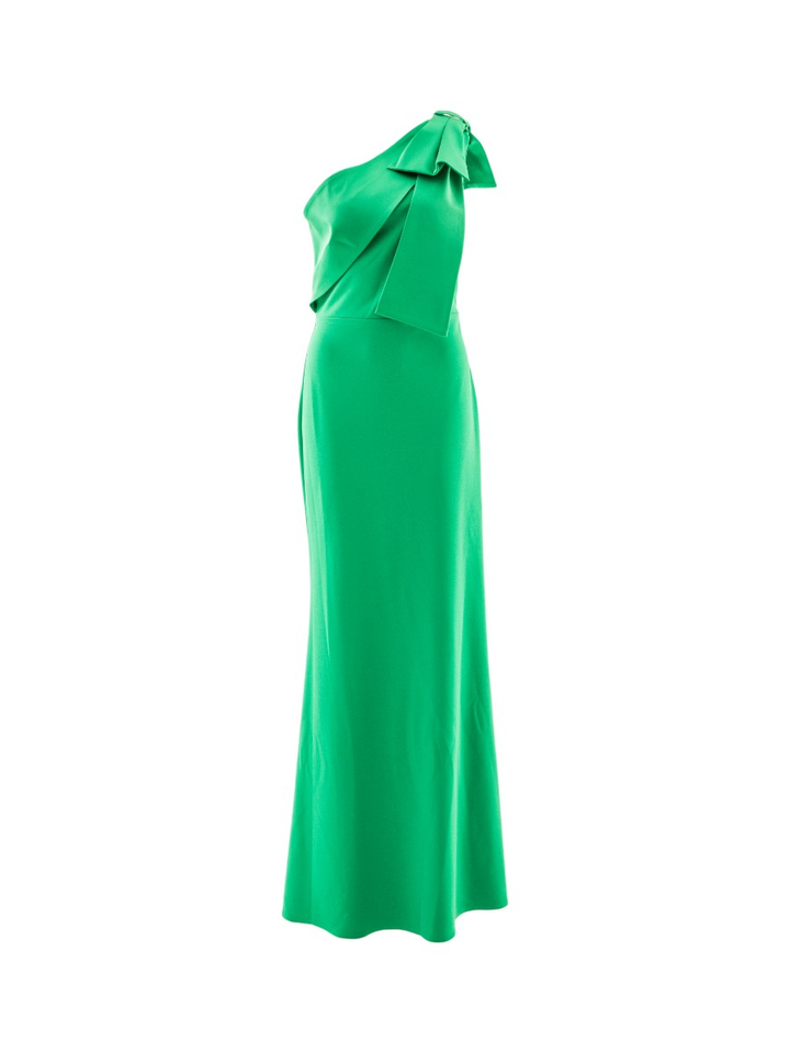 Groene feestelijke maxi-jurk Rinascimento 