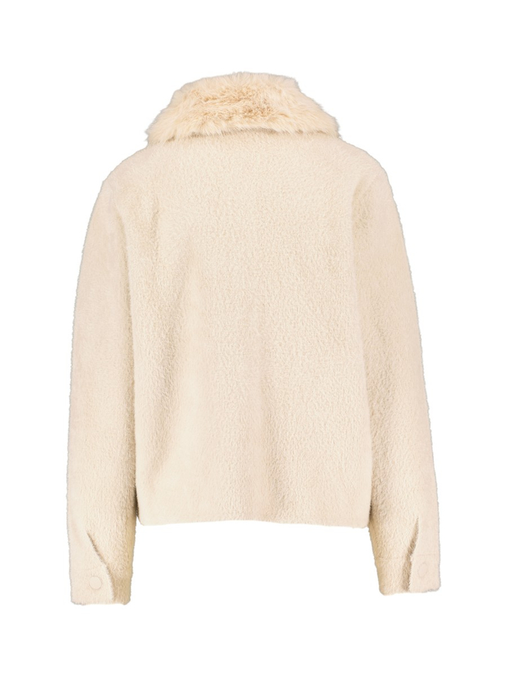 Beige gilet met knoopsluiting Nia Rino Pelle